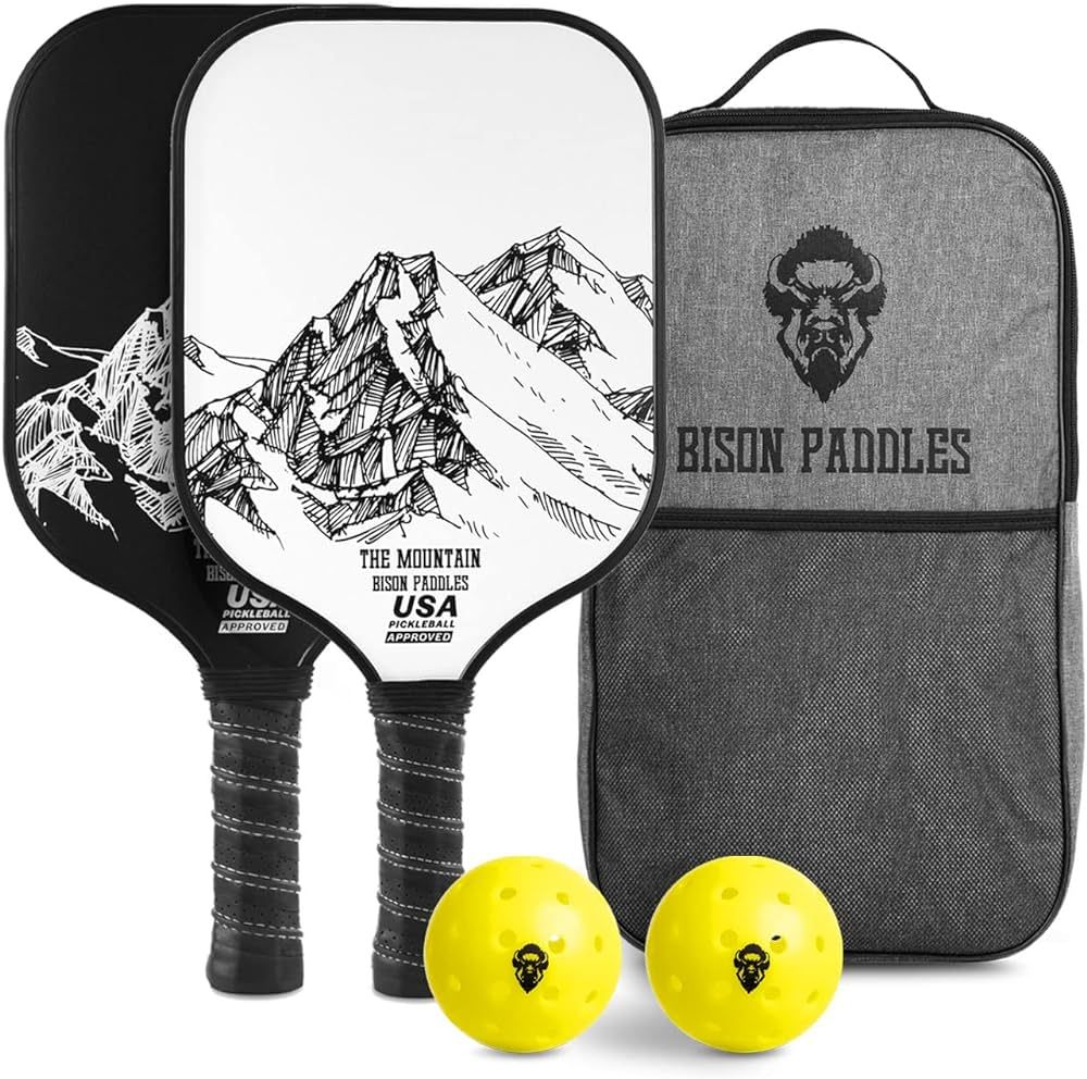 Bison Paddles: Graphite Pickleball Paddles - Lightweight Pickleball Rackets | Honeycomb Composite... | Amazon (US)