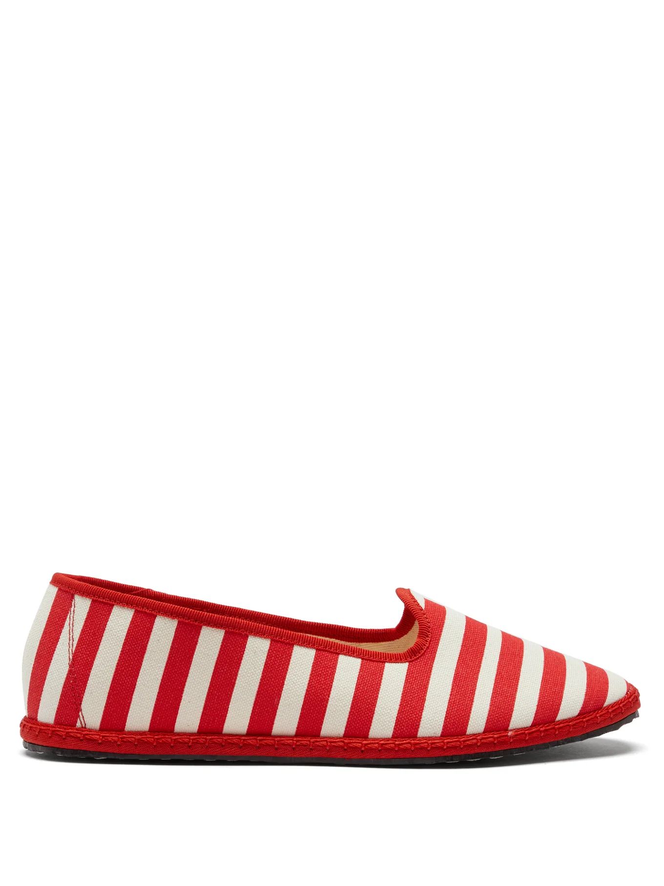 Gondola striped canvas flats | Vibi Venezia | Matches (US)