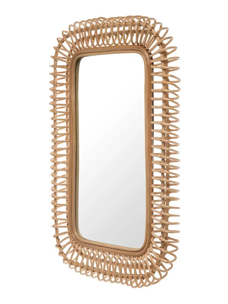 Bay Isle Home Whitcomb Rattan Wall Mirror & Reviews | Wayfair | Wayfair North America