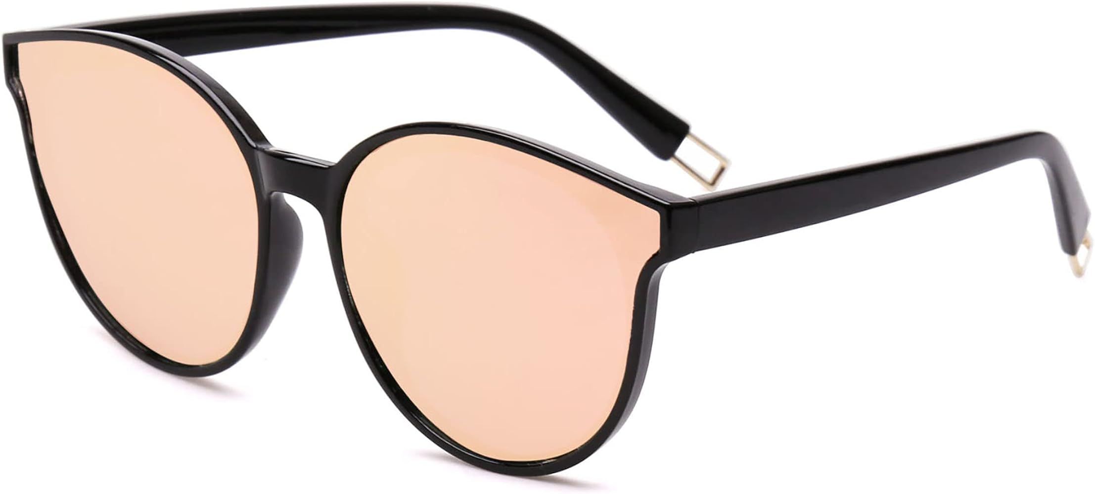 Amazon.com: SOJOS Fashion Round Sunglasses for Women Men Oversized Vintage Shades SJ2057, Black/P... | Amazon (US)