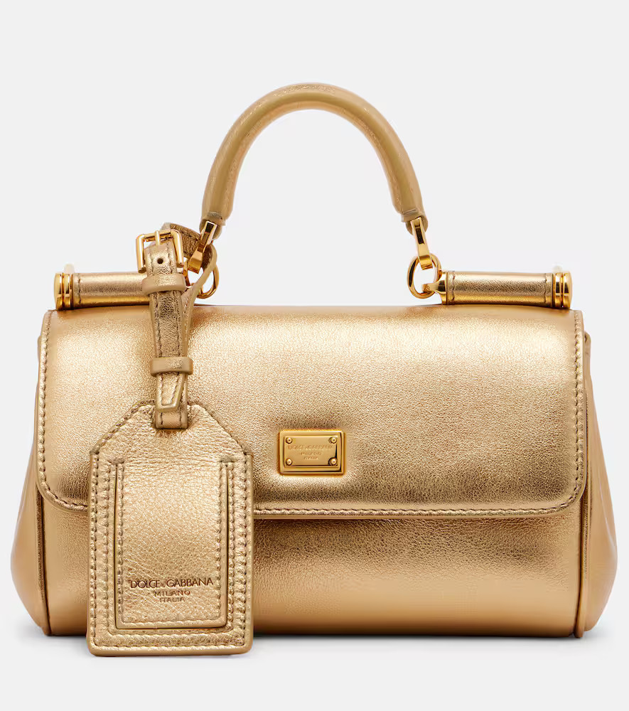 Dolce&Gabbana My Sicily metallic leather tote bag | Mytheresa (UK)