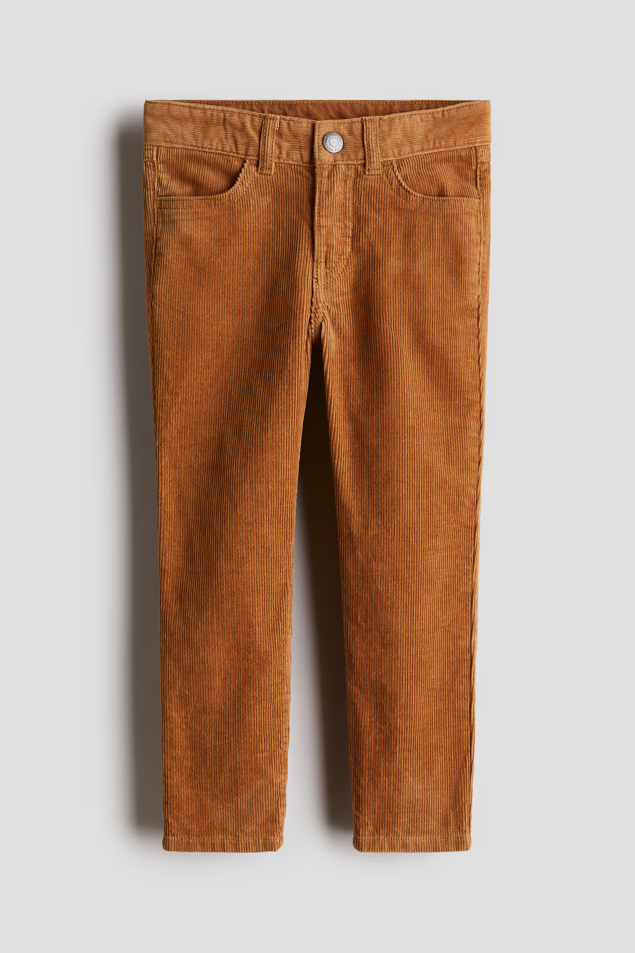 Slim Fit Corduroy Pants - Brown - Kids | H&M US | H&M (US + CA)
