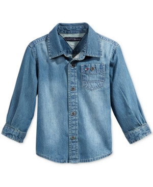 Tommy Hilfiger Baby Boys' Max Denim Shirt | Macys (US)