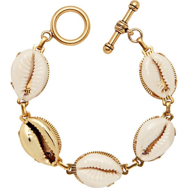Brinker & Eliza | All Summer Long Bracelet (Gold Cream, One Size) - Mommy & Me Collection | Maisonet | Maisonette