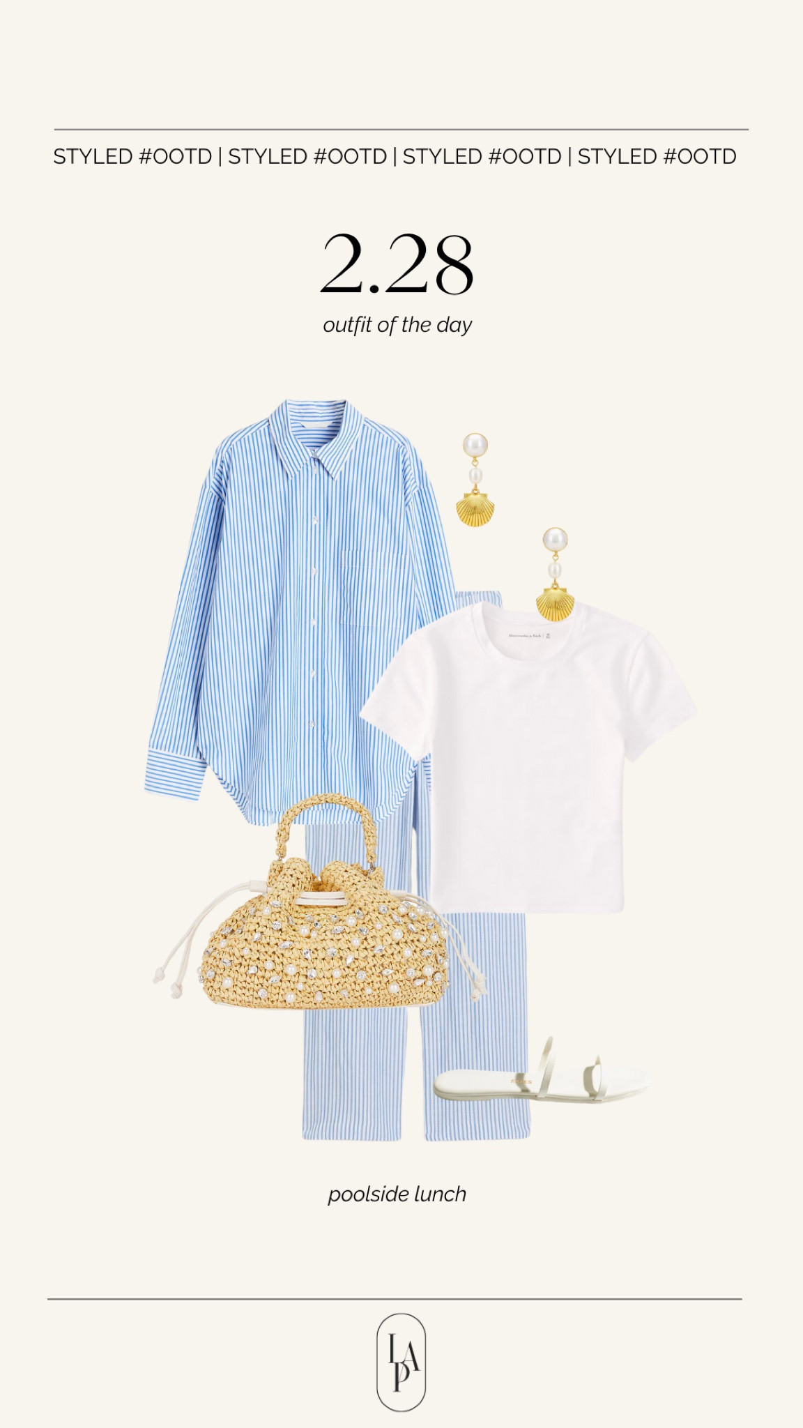 2.28 styled outfit of the day for a poolside lunch 

Spring outfit, spring set

#LTKfindsunder50 #LTKSpringSale #LTKfindsunder100