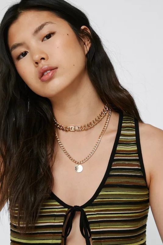 Recycled Coin Chain Necklace | Nasty Gal (US)