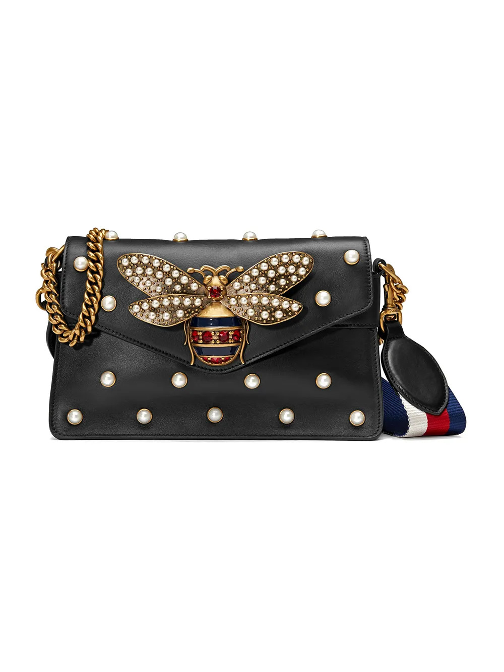 Gucci Broadway leather mini bag - Black | FarFetch US