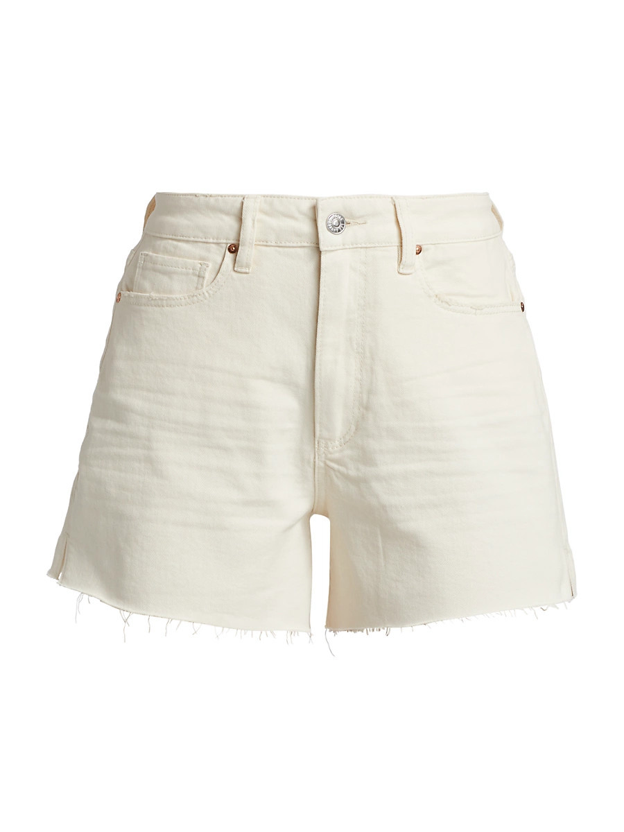 Women's Dani Frayed Jean Shorts - Light Blonde - Size 30 | Saks Fifth Avenue