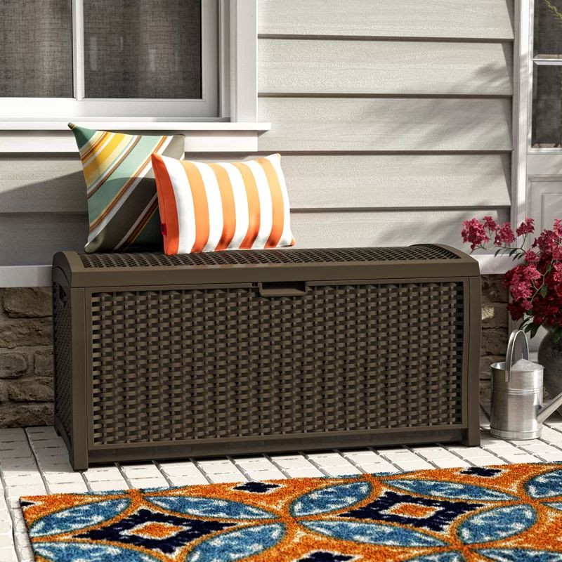 Suncast 73 Gallons Gallon Water Resistant Resin Lockable Deck Box | Wayfair North America