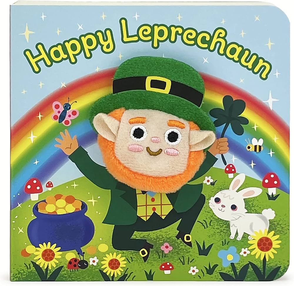 Happy Leprechaun Finger Puppet Plush St. Patrick's Day Board Book Ages 0-4 (Finger Puppet Board B... | Amazon (US)
