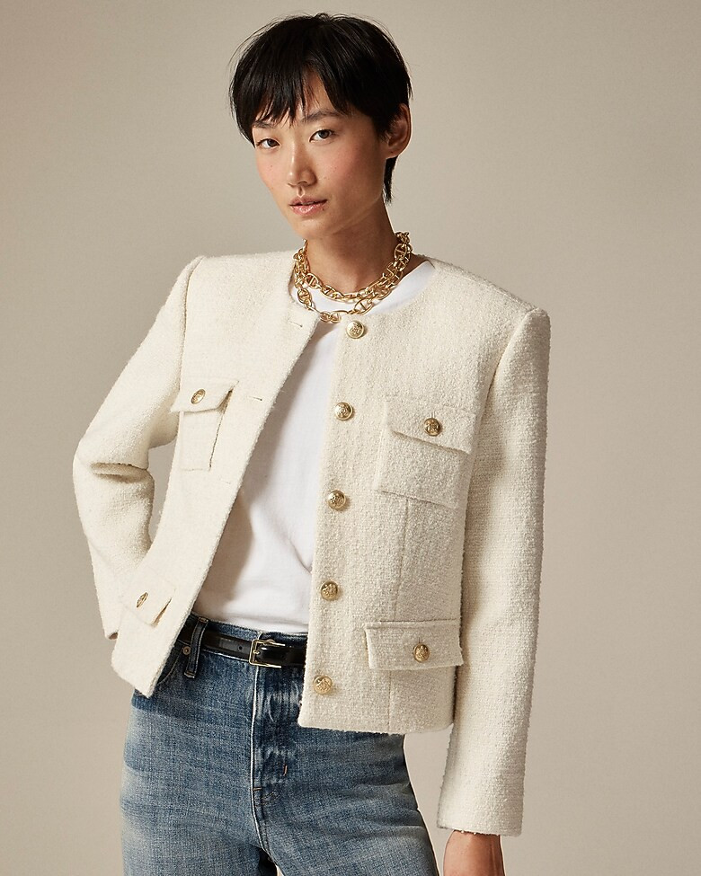 Isabelle lady jacket in tweed | J. Crew US