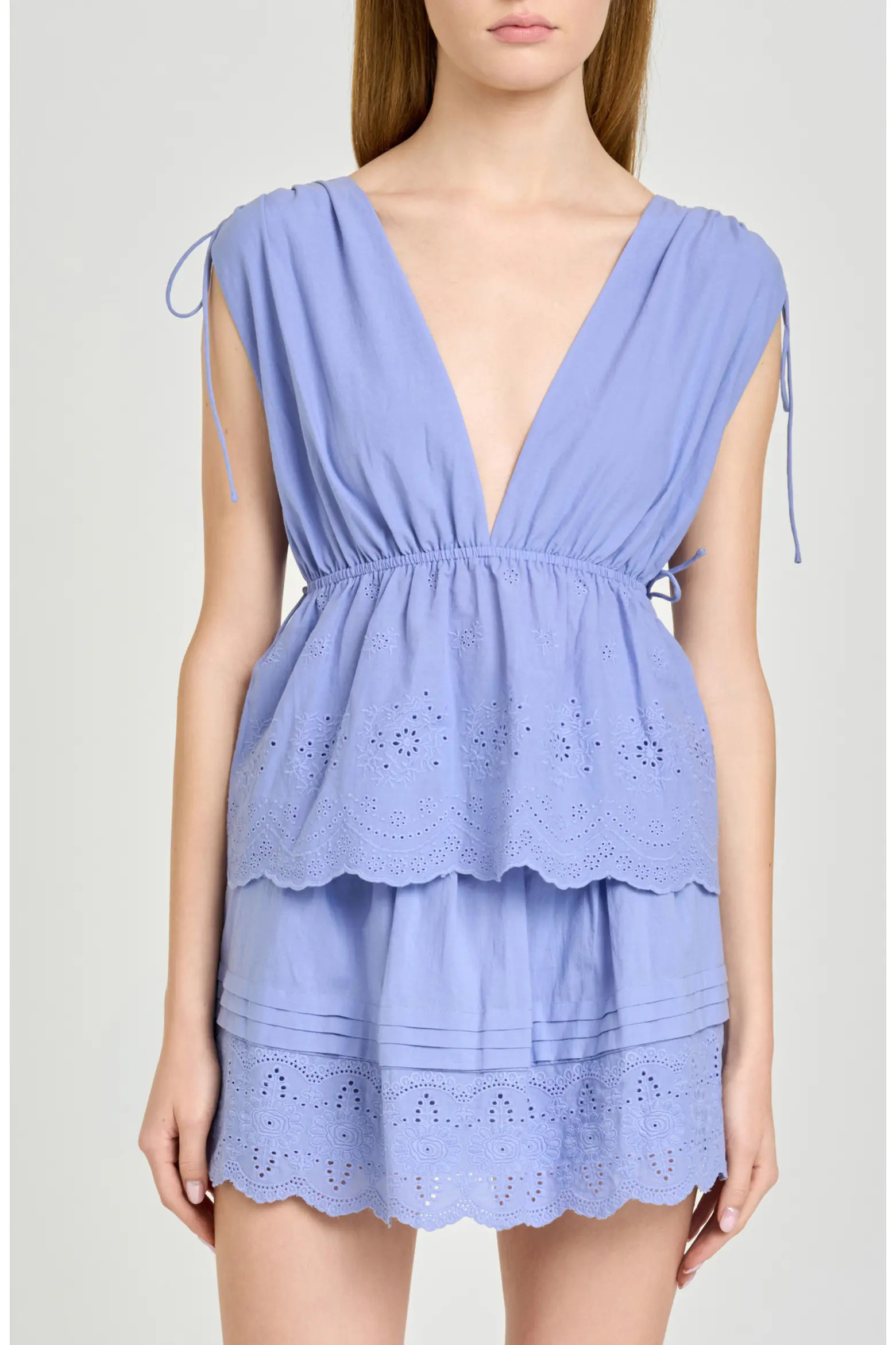 x Hannah Lovey Porter Goldie Cotton Eyelet Top (Nordstrom Exclusive) (Women) | Nordstrom | Nordstrom