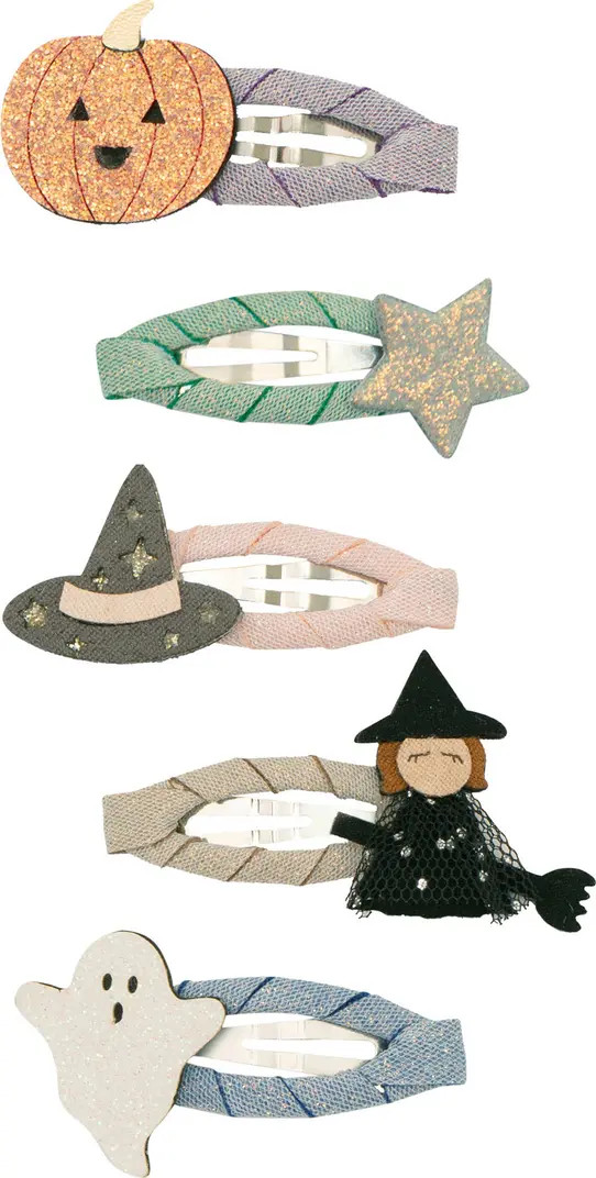 Kids' 5-Pack Halloween Clic Clacs Hair Clips | Nordstrom
