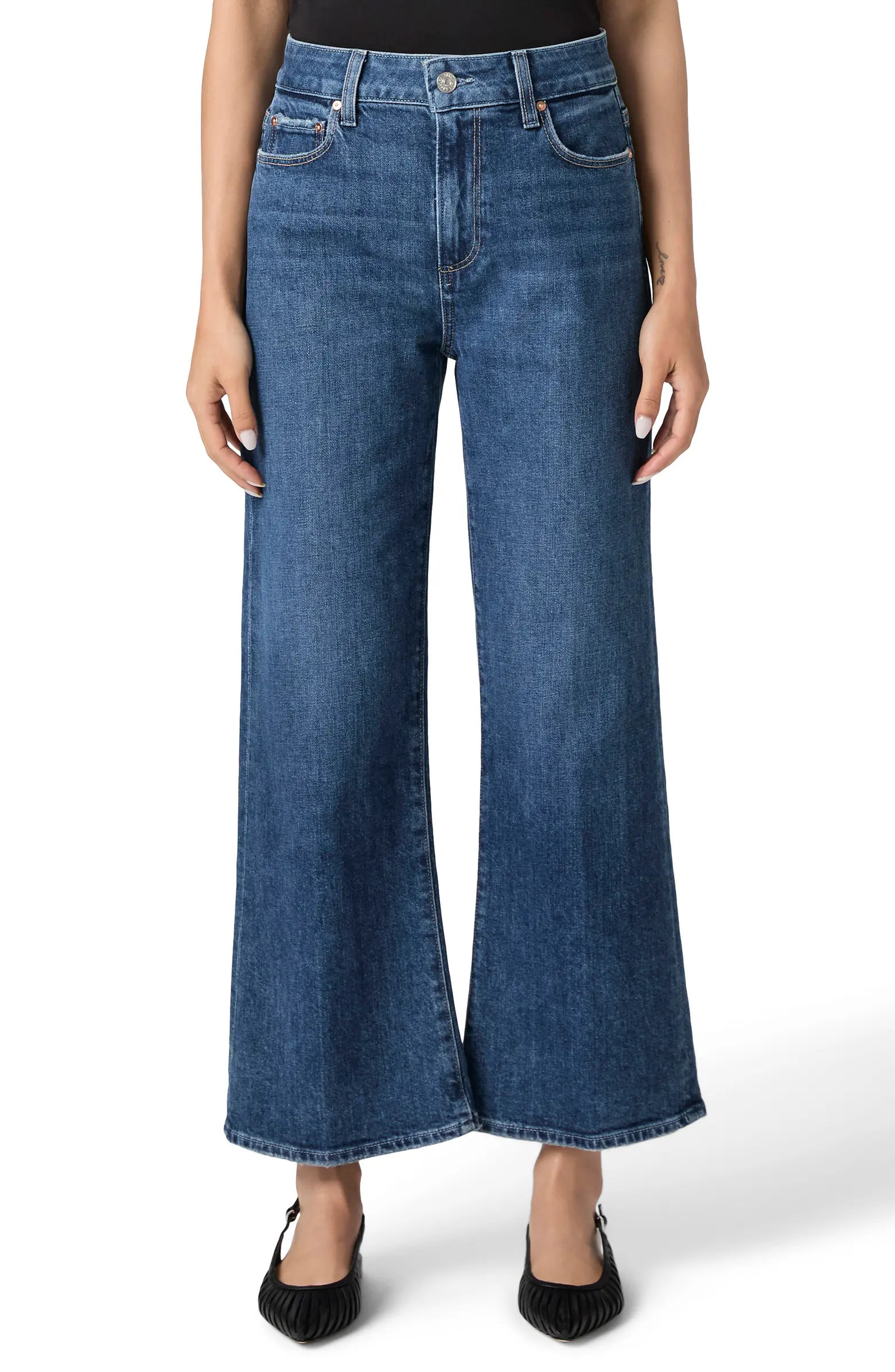 Leenah Ankle Wide Leg Jeans | Nordstrom
