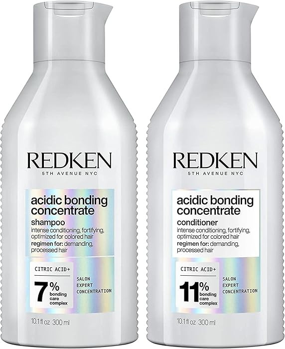 Redken Acidic Bonding Concentrate Shampoo & Conditioner Set For Damaged and All Hair Types, 10.1 ... | Amazon (US)