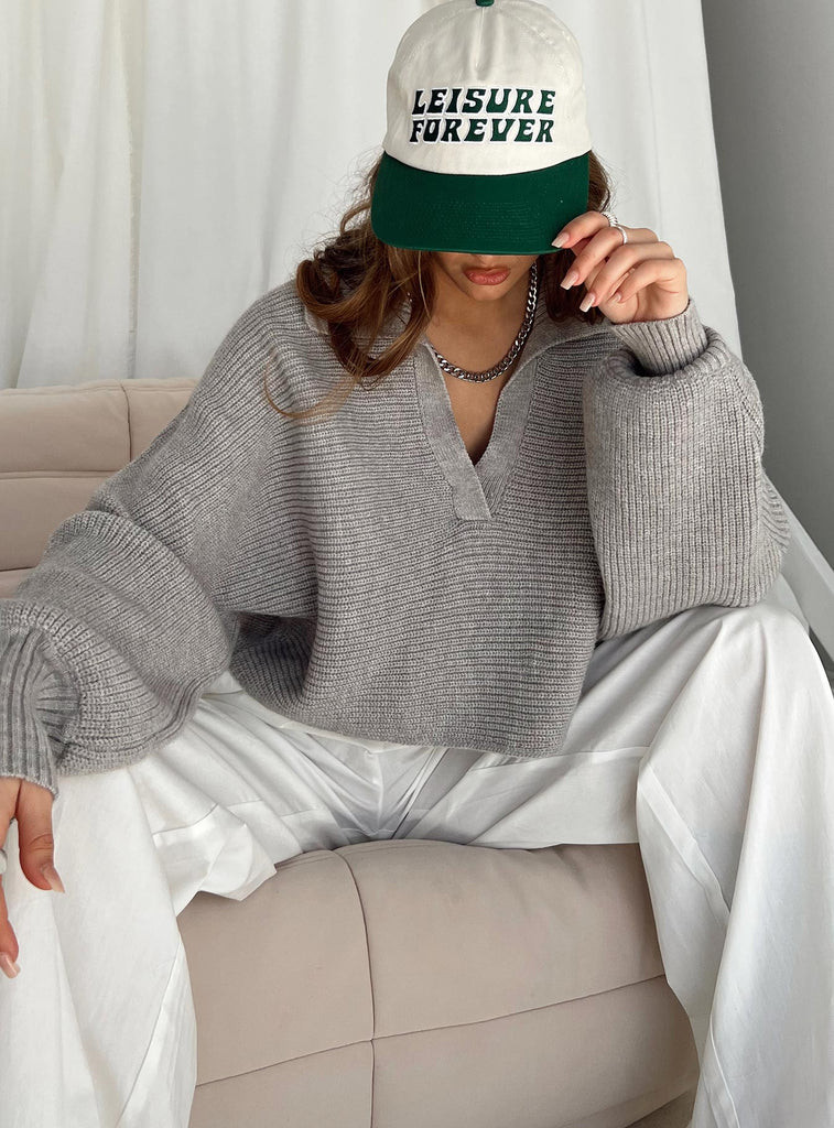 Quinten Sweater Grey | Princess Polly US