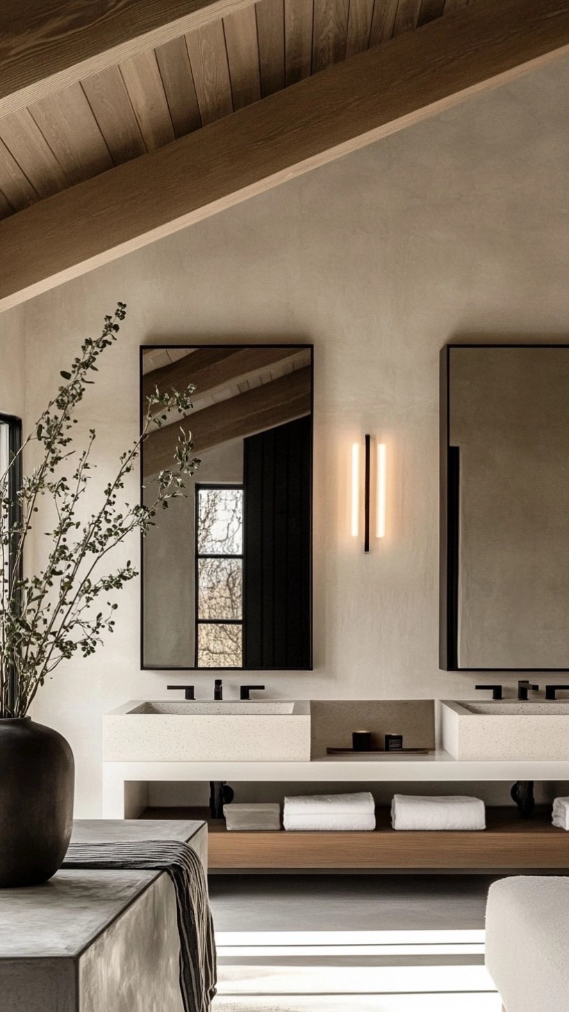 Warm, modern, spa vibes for this primary bathroom retreat 🤌🏼

#LTKSaleAlert #LTKHome