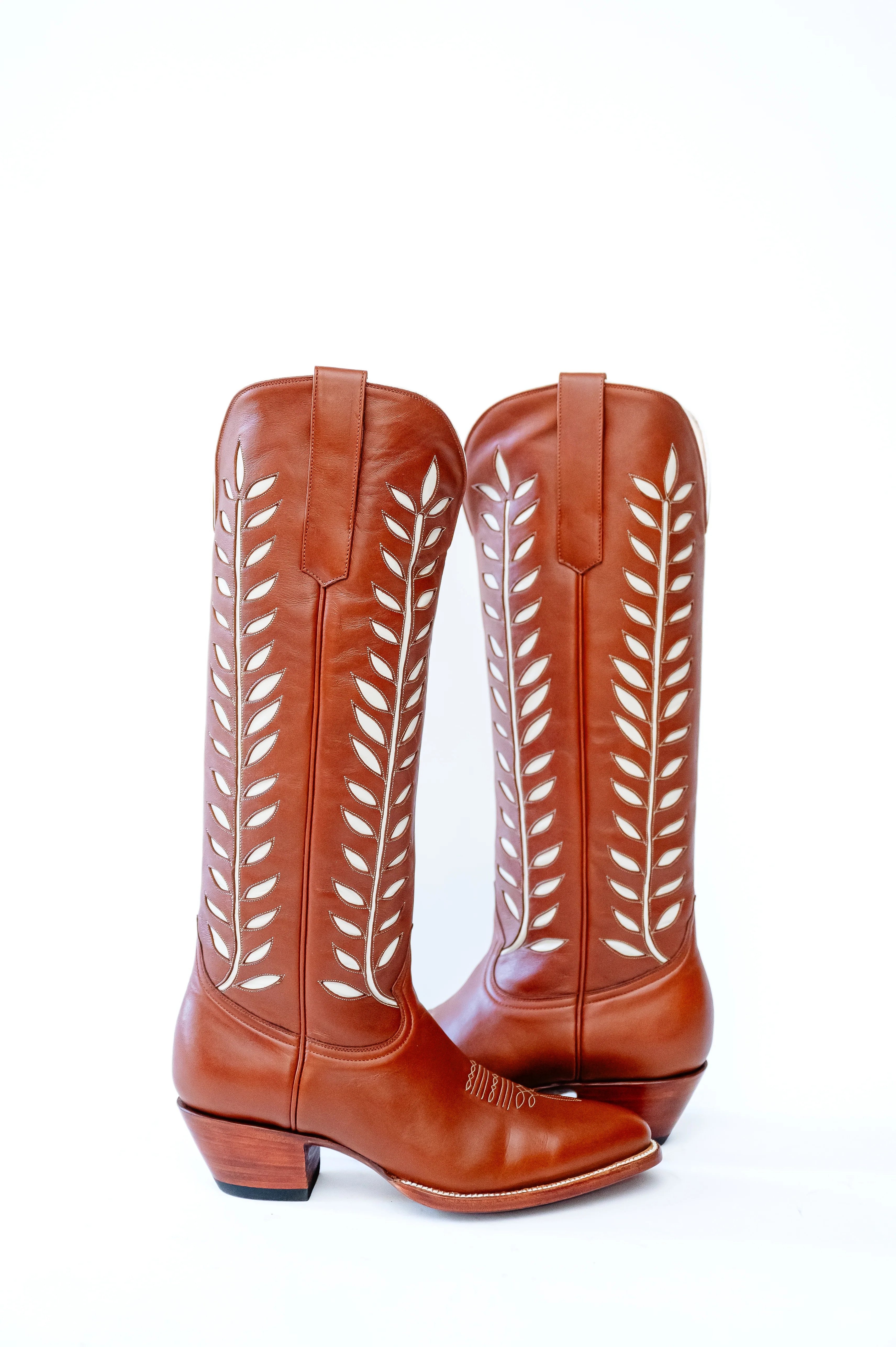 Rory Cowgirl Boot in Brandy | Petite Paloma