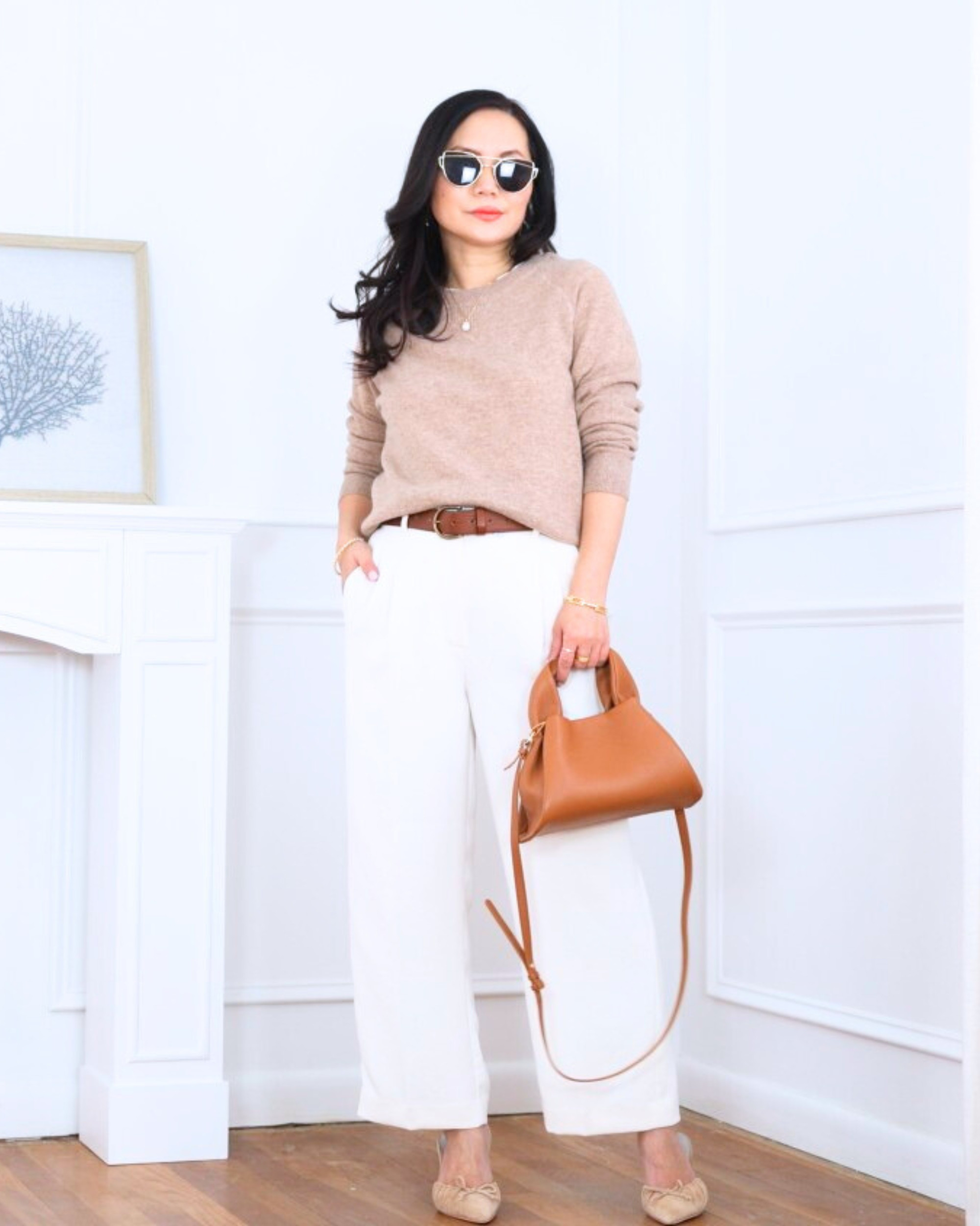 Clean and cozy — a cashmere shrunken sweater from Quince paired with pants from Aritzia for an effortless, polished look that feels comfortable and put together all day. I’m 5’2, wearing size XS.

#LTKOver40 #LTKPetite #LTKootd