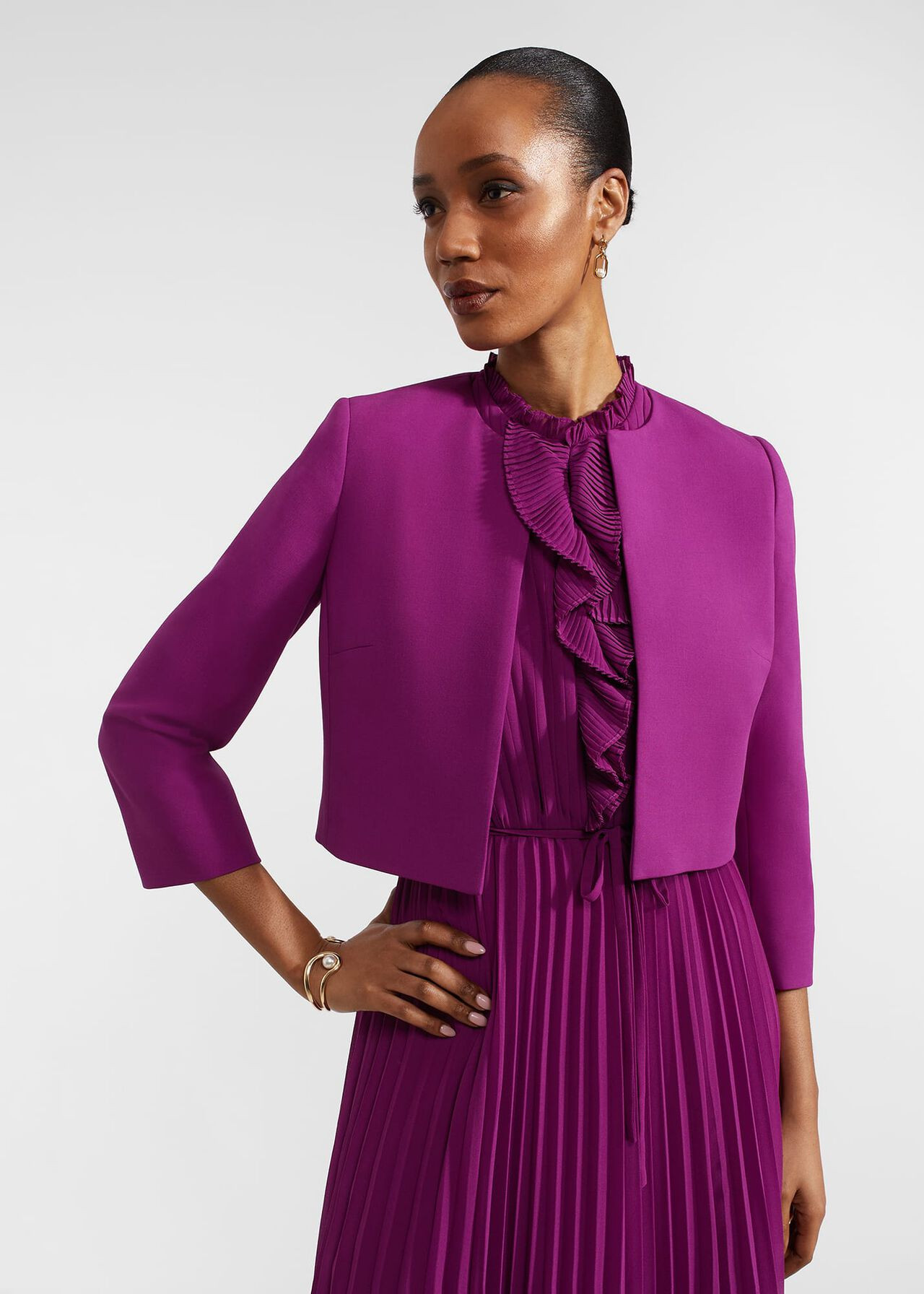 Elize Crepe Jacket | Hobbs UK | | Hobbs