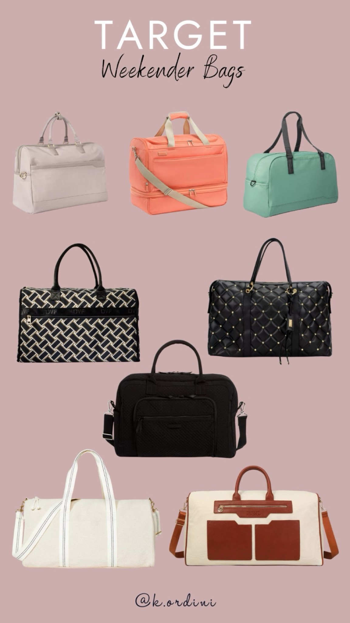 Ready for your next adventure? Pack up and go with weekend bags from Target! Stylish, spacious, and perfect for your getaway plans. #WeekendReady #TravelEssentials #AdventureAwaits #TargetFinds #WeekendBags #TravelInStyle #WeekendGetaway #ExploreMore #TravelGear #TargetStyle

#LTKxTarget #LTKitbag #LTKtravel