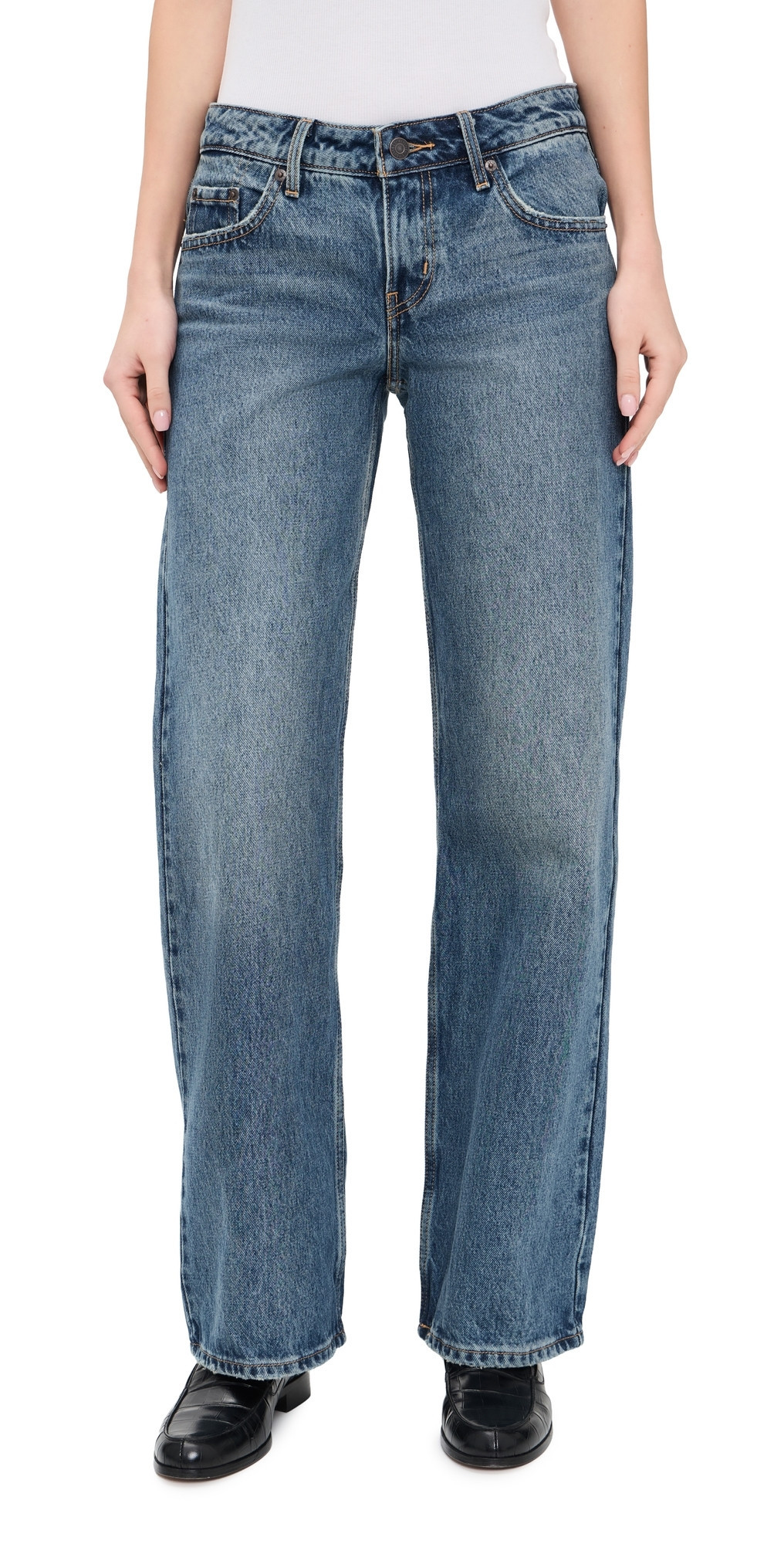 Levi's Low Loose Jeans Rescued City 26 | Shopbop