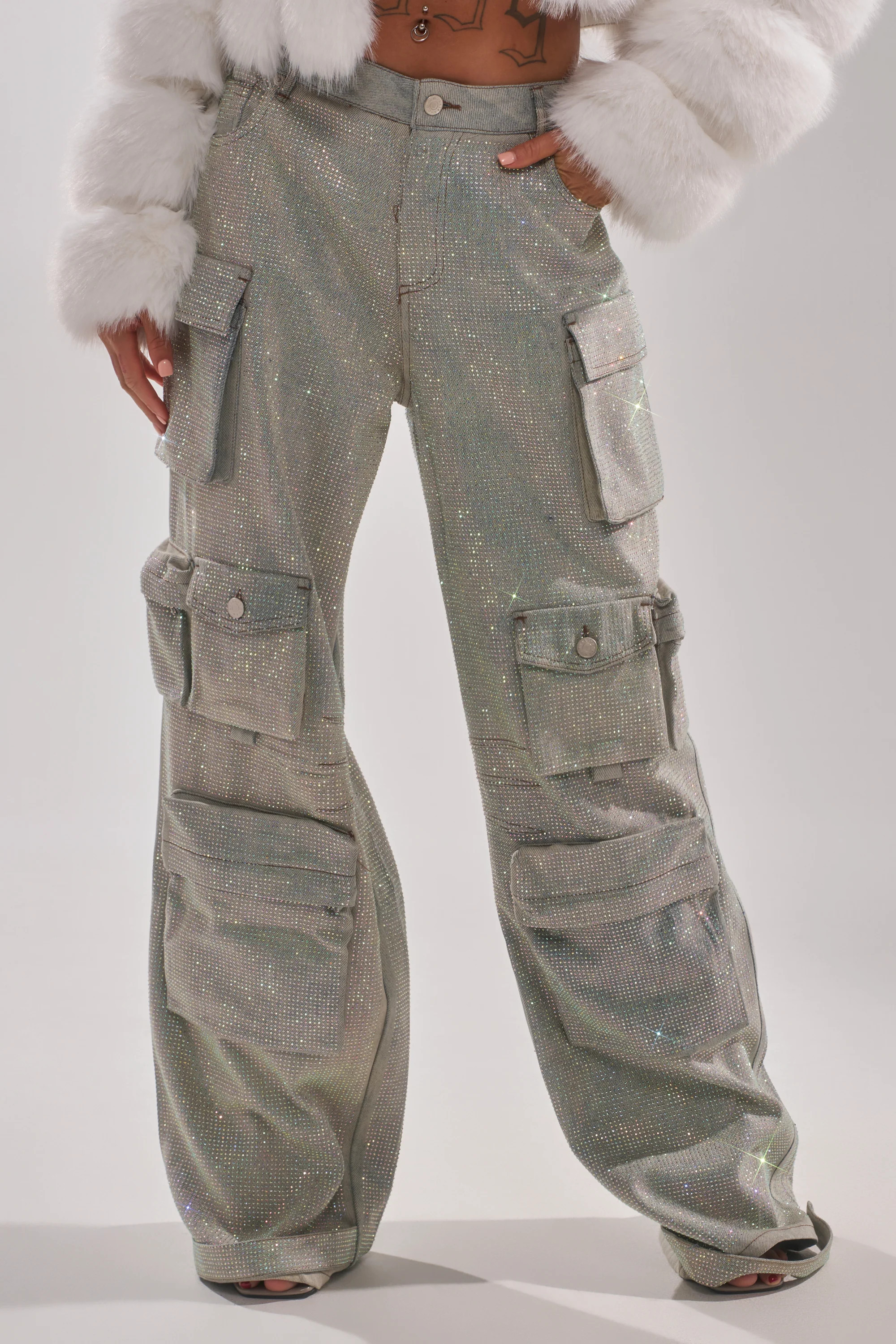 BLING BLING CARGO DENIM | AKIRA