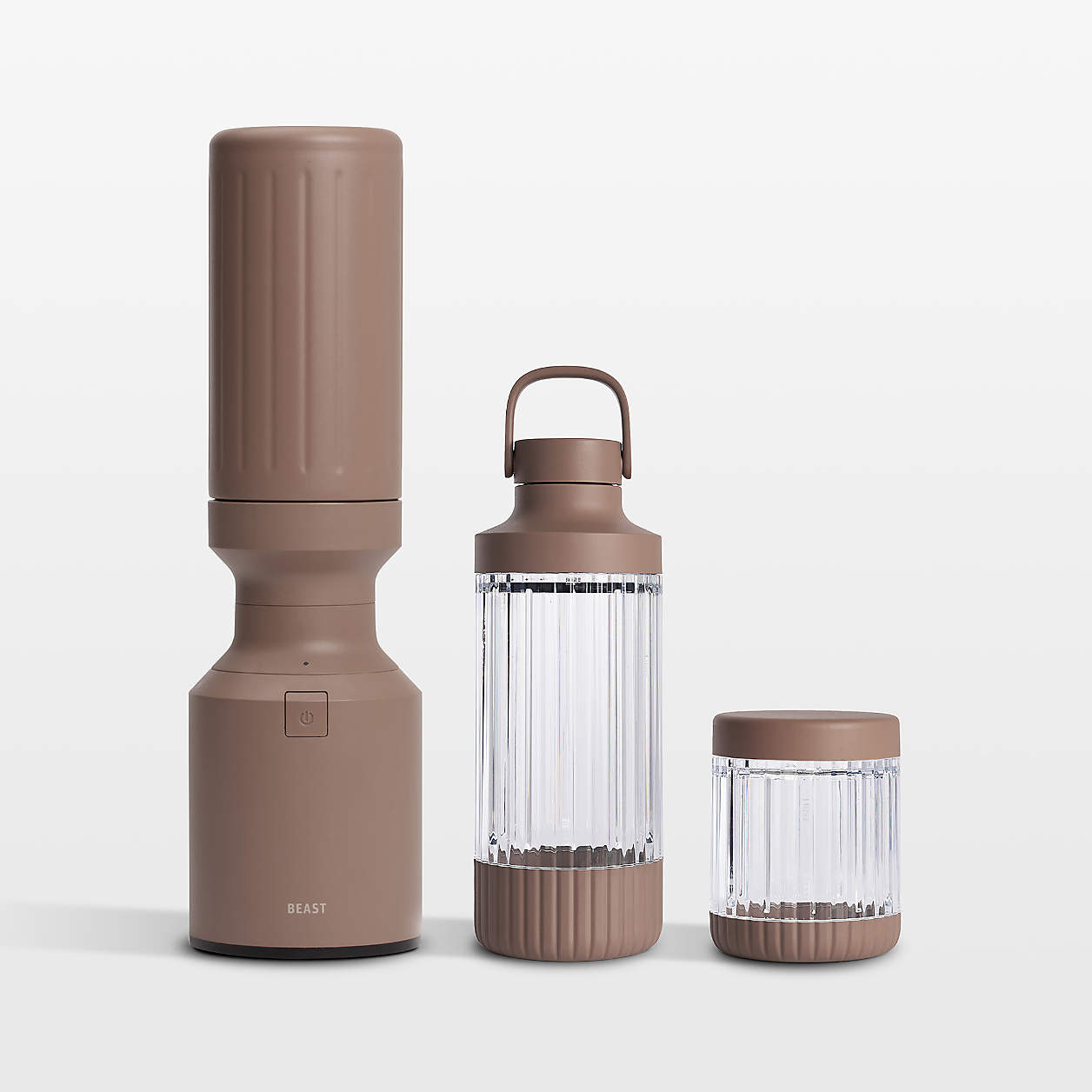 Beast Blender Mighty 850 Stainless Steel in Mocha + Reviews | Crate & Barrel | Crate & Barrel