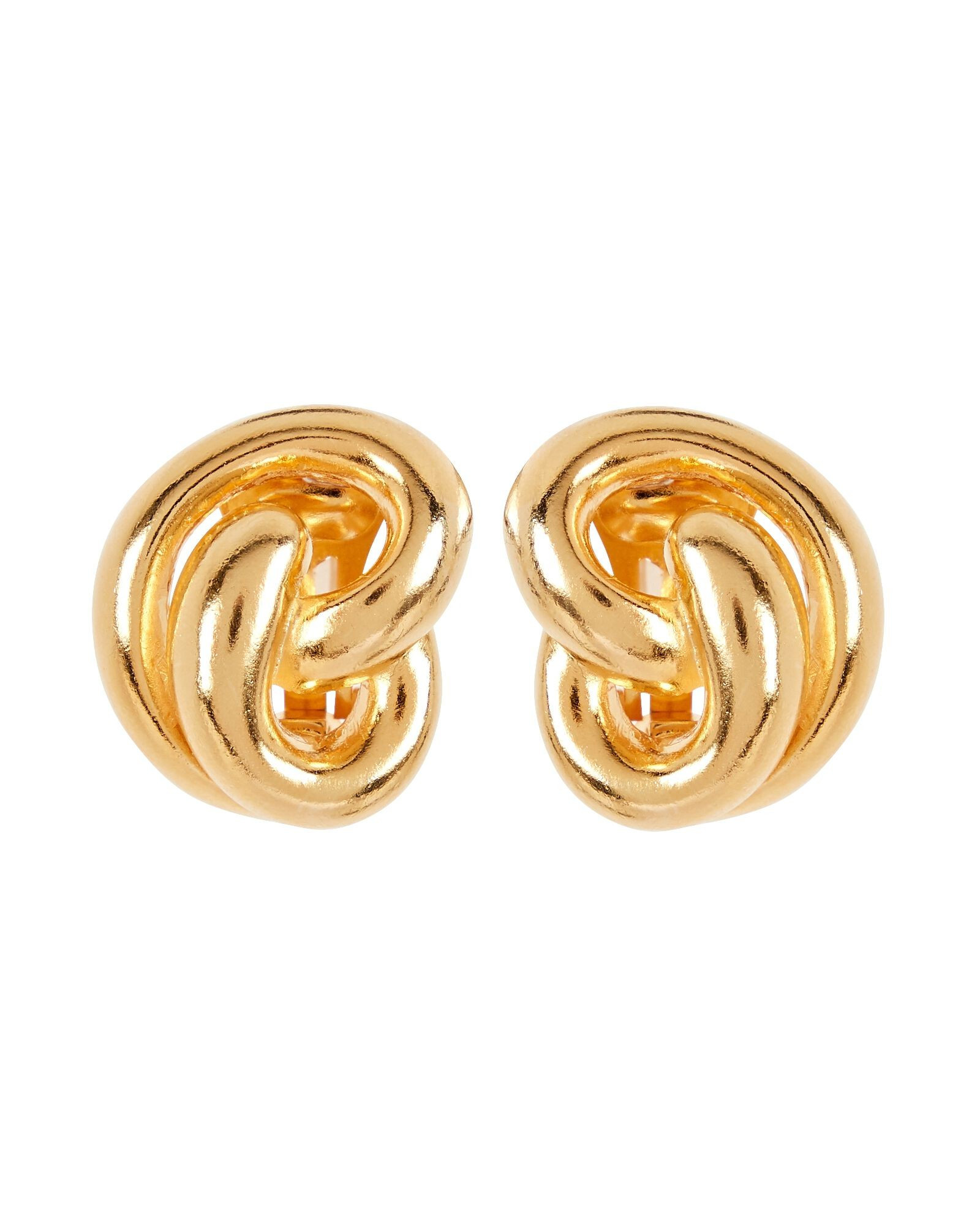 Oval Knotted Stud Earrings | INTERMIX