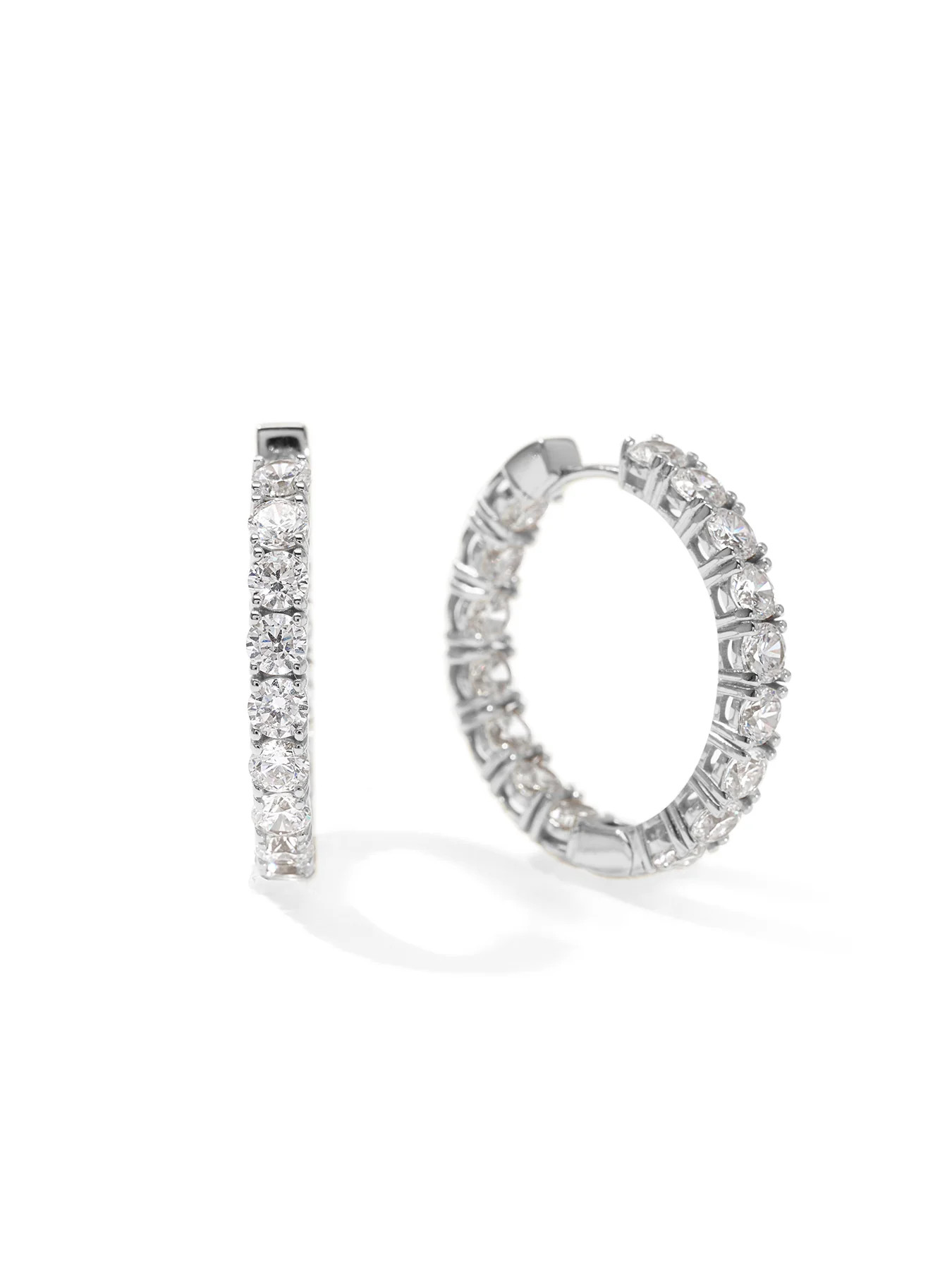 GLAMOROUS - Earrings • Color: White Gold | Ninety-9