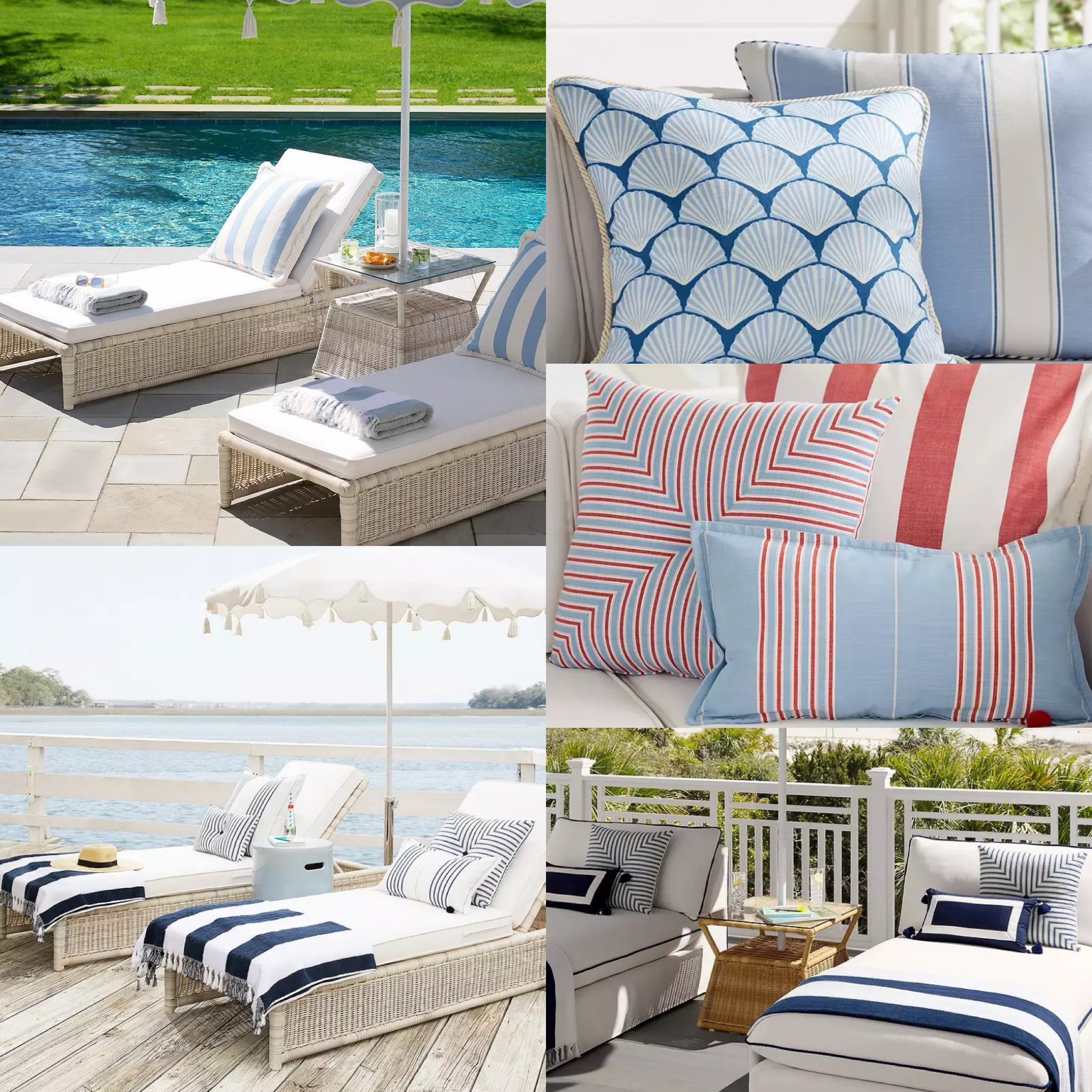 These striped outdoor pillows will elevate any backyard with a coastal chic. Deep discounts for 4th of July. Limited time only. 

#LTKSeasonal #LTKHome #LTKSaleAlert