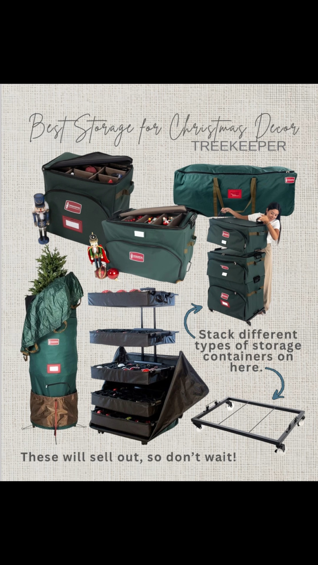 Organize your holiday magic like a pro! 🎄✨ 

These TreeKeeper storage solutions are the gold standard for keeping your decor pristine and making next year’s setup a breeze.

From the Stack & Lock modular ornament system that protects your most fragile baubles to the Upright Tree Bag that lets you store your tree fully assembled (yes, really!), these are the ultimate game-changers. No more cardboard boxes or tangled lights!

They are selling out fast on Amazon—grab yours now to tackle the post-holiday cleanup with ease!

#christmasstorage #storagesolutions 

#LTKHome #LTKSaleAlert #LTKHoliday