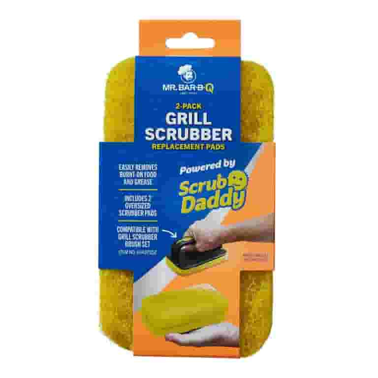 Mr. Bar-B-Q 2-Pack Grill Scrubber Replacement Pads for Cleaning Powered by Scrub Daddy | Walmart (US)