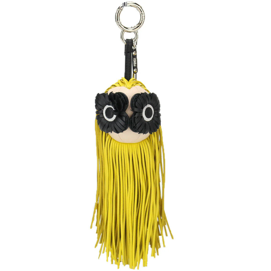 Fringed Eye Bug Bag Charm Keychain | Keeks Designer Handbags