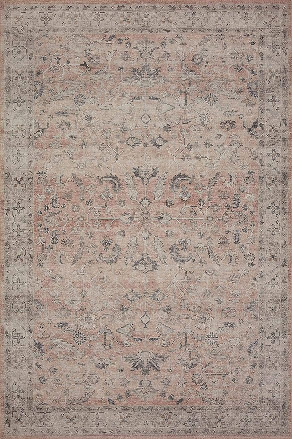 Loloi II Hathaway HTH-06 Printed Blush Multi Vintage Distressed Oriental Area Rug 9'-0" x 12'-0",... | Amazon (US)