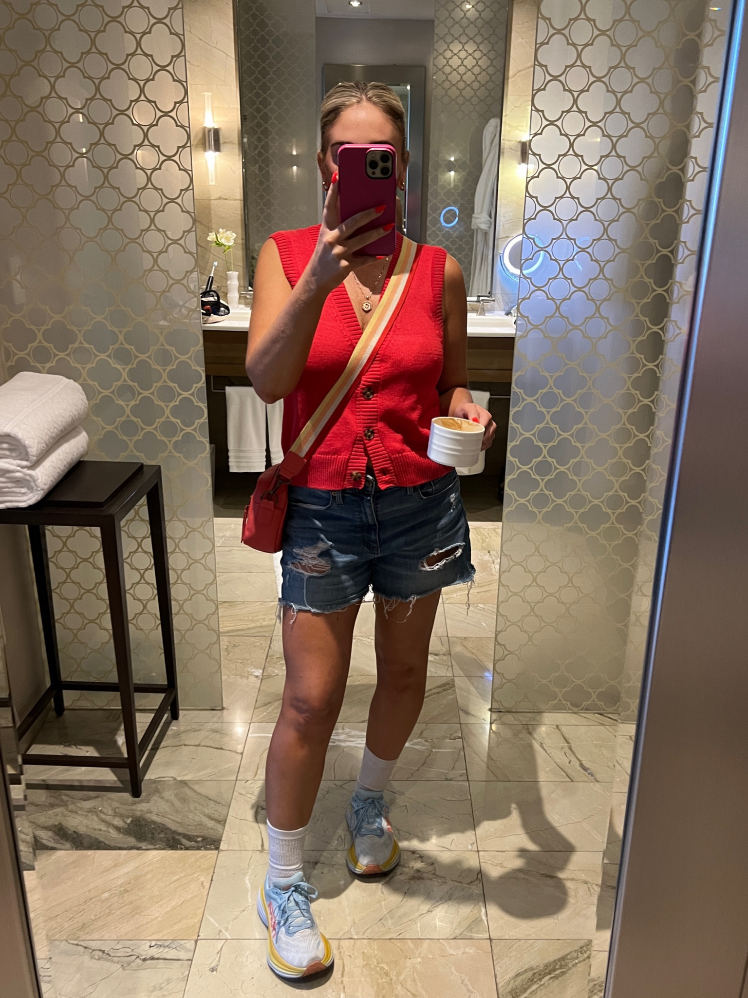 GAP vest in a medium. Shorts are sold out but linked similar ones from Target  

#LTKSeasonal #LTKFindsUnder100 #LTKTravel