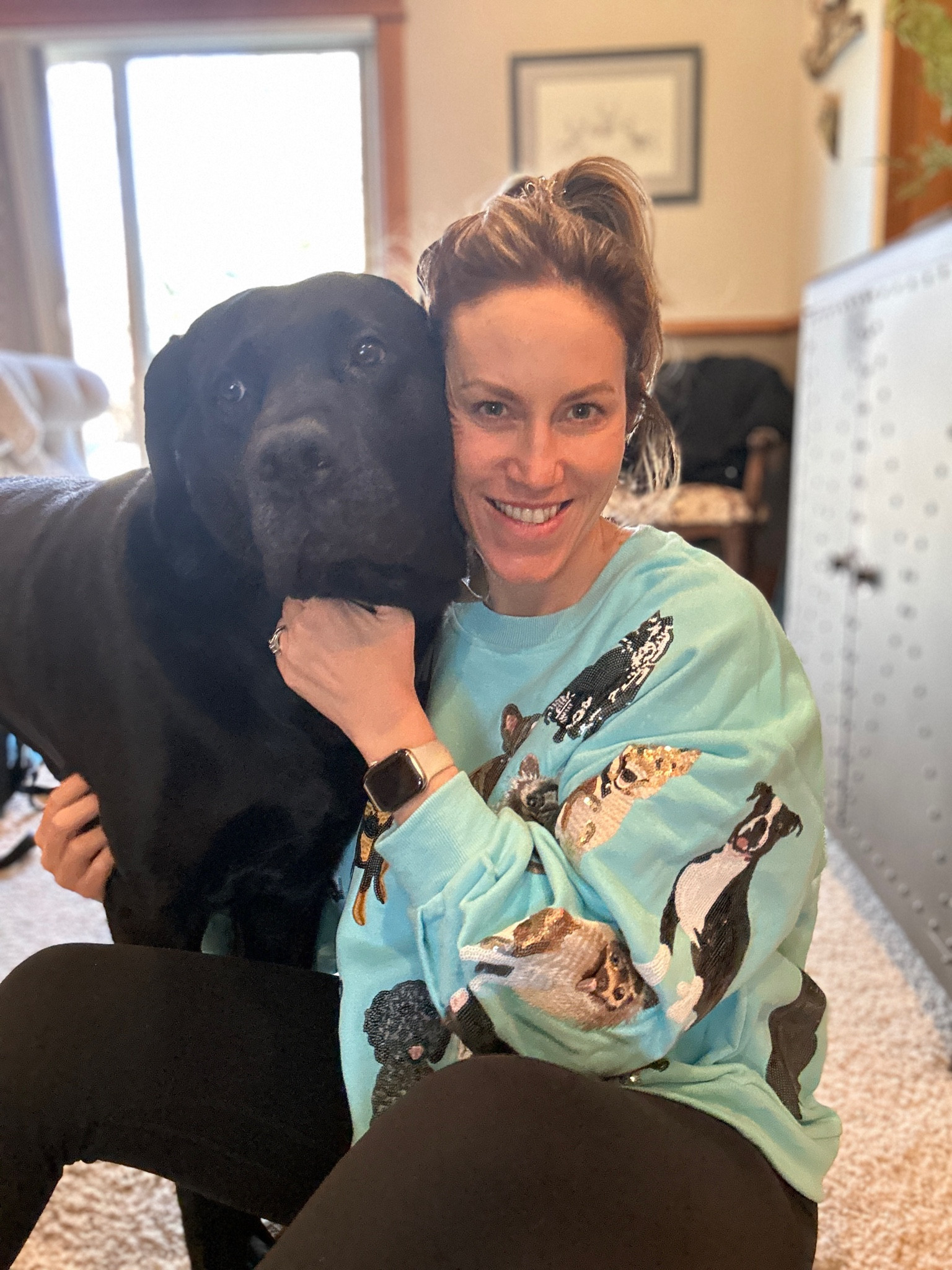 Queen of Sparkles Dog Sweatshirt 