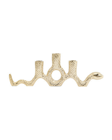 14x4.5in Snake Candle Holder | TJ Maxx