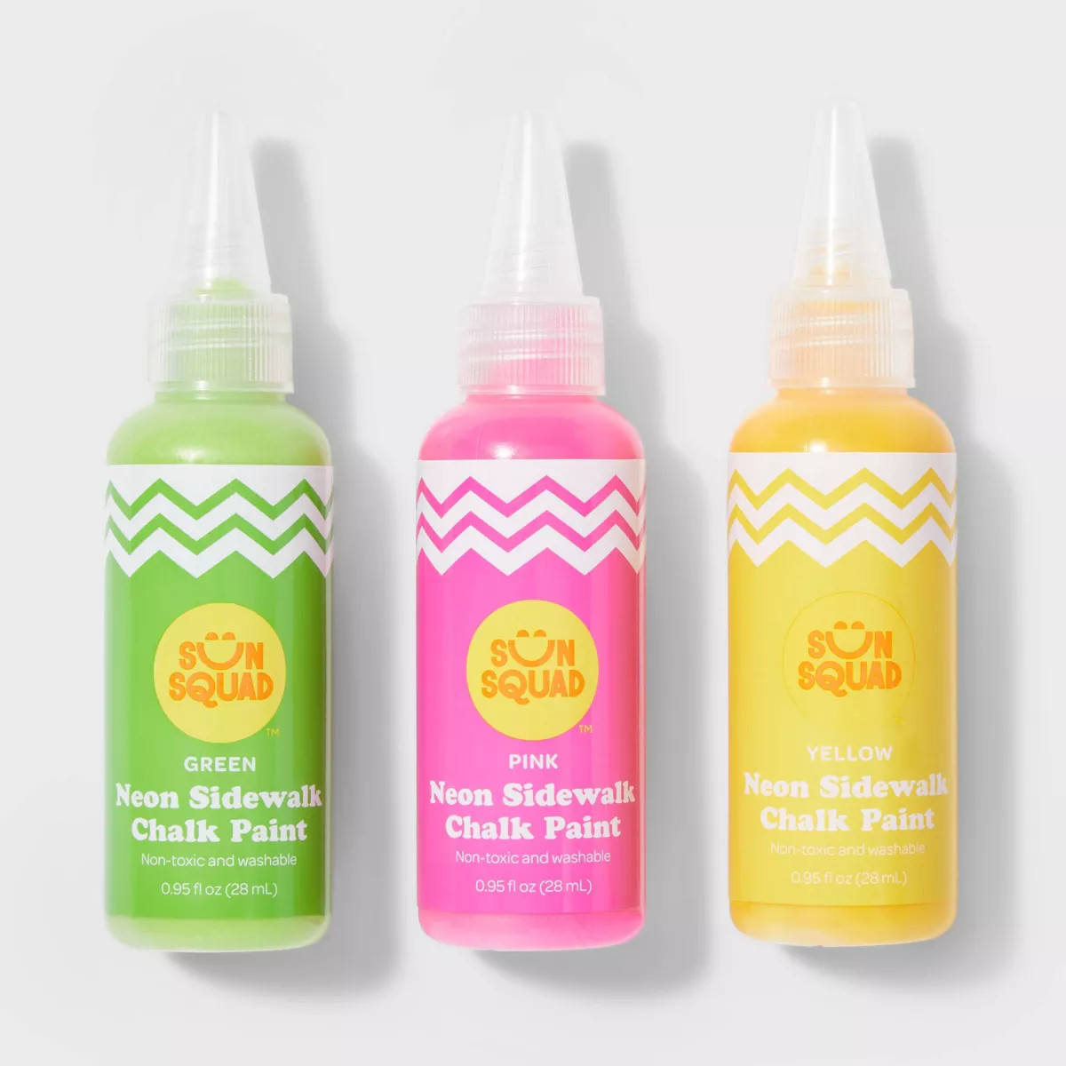Neon Sidewalk Chalk Paint 3 ct - Sun Squad™ | Target
