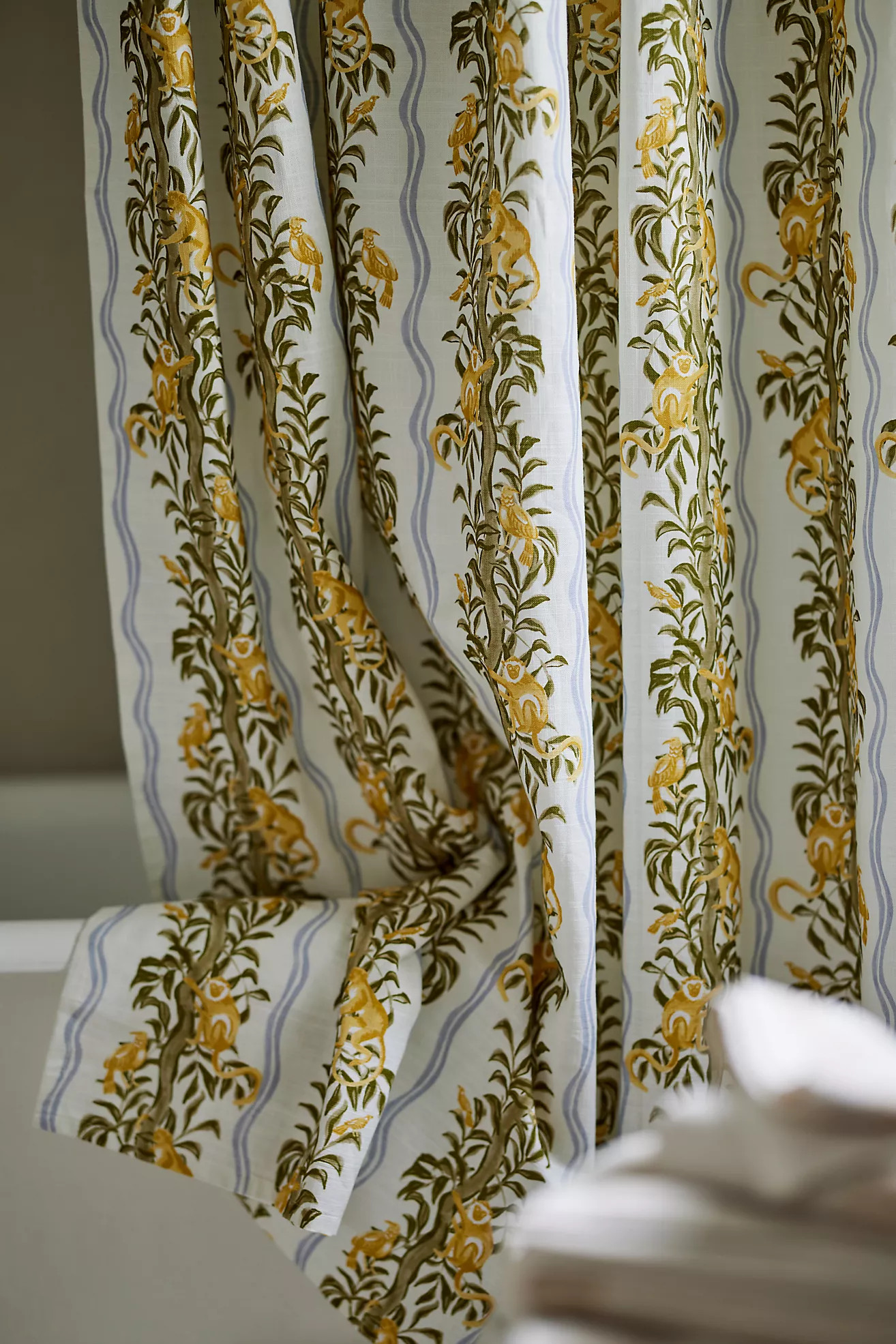 Sara Organic Cotton Shower Curtain | Anthropologie (US)