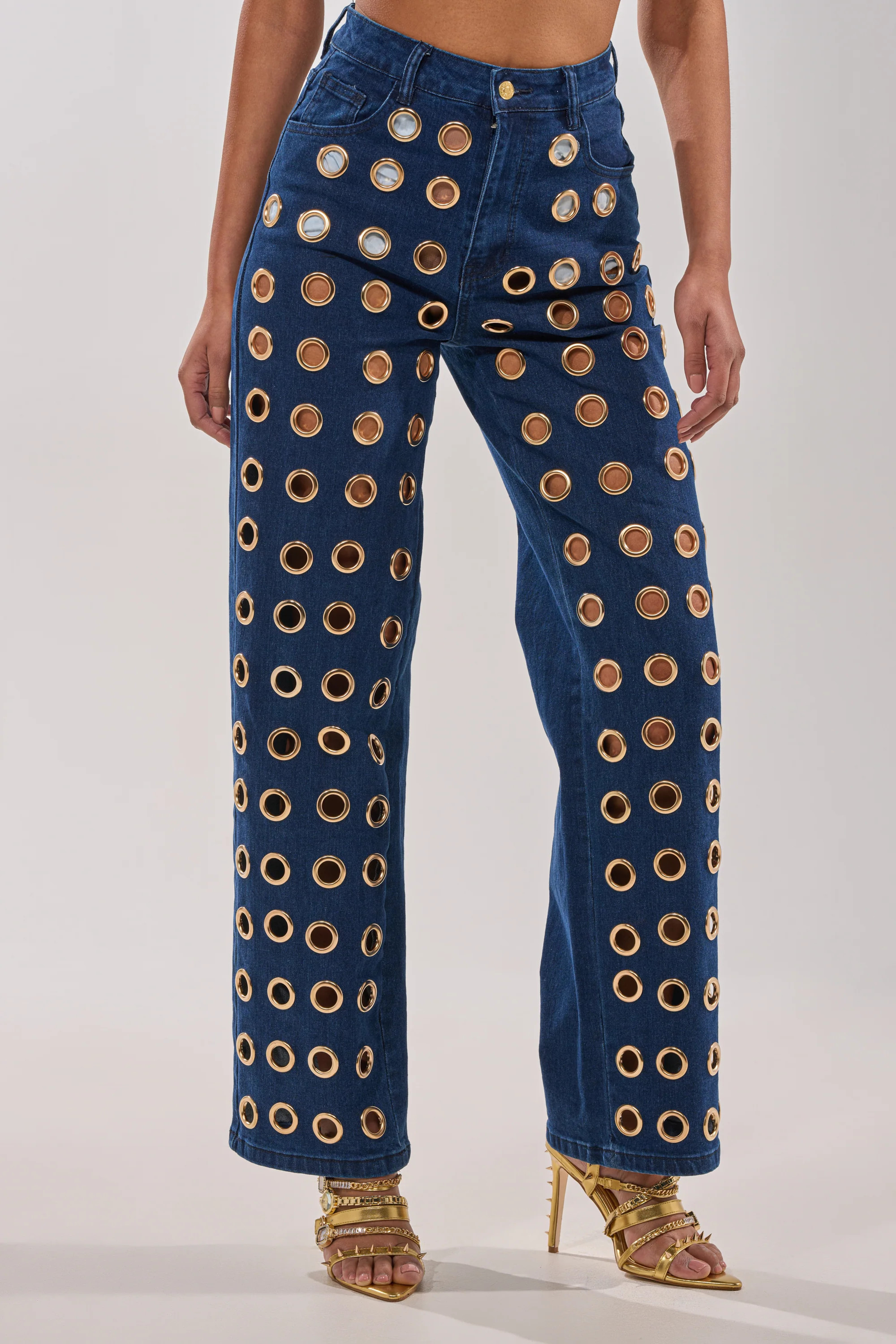 SEE THROUGH ME WIDE LEG DENIM | AKIRA