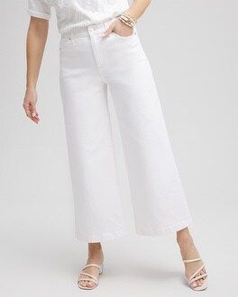 High Rise Wide Leg Cropped Jeans | Chico's