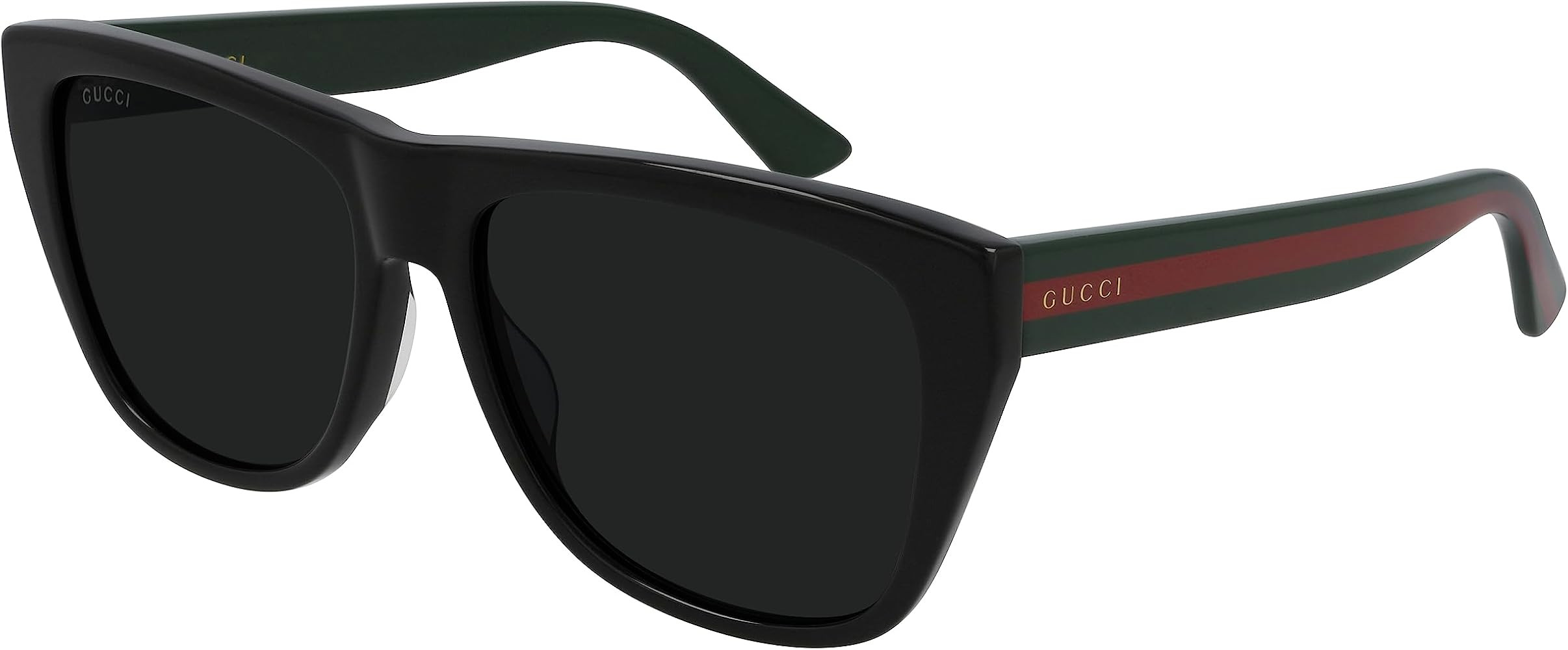 Gucci GG 0926S 001 Black Plastic Square Sunglasses Grey Lens, Men | Amazon (US)