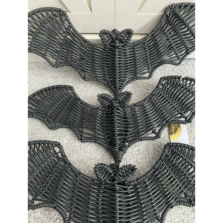 2 Pcs Halloween Rattan Bat Decorations Black Woven Bats for Hanging in The Tree, Porch, Yard, Law... | Walmart (US)