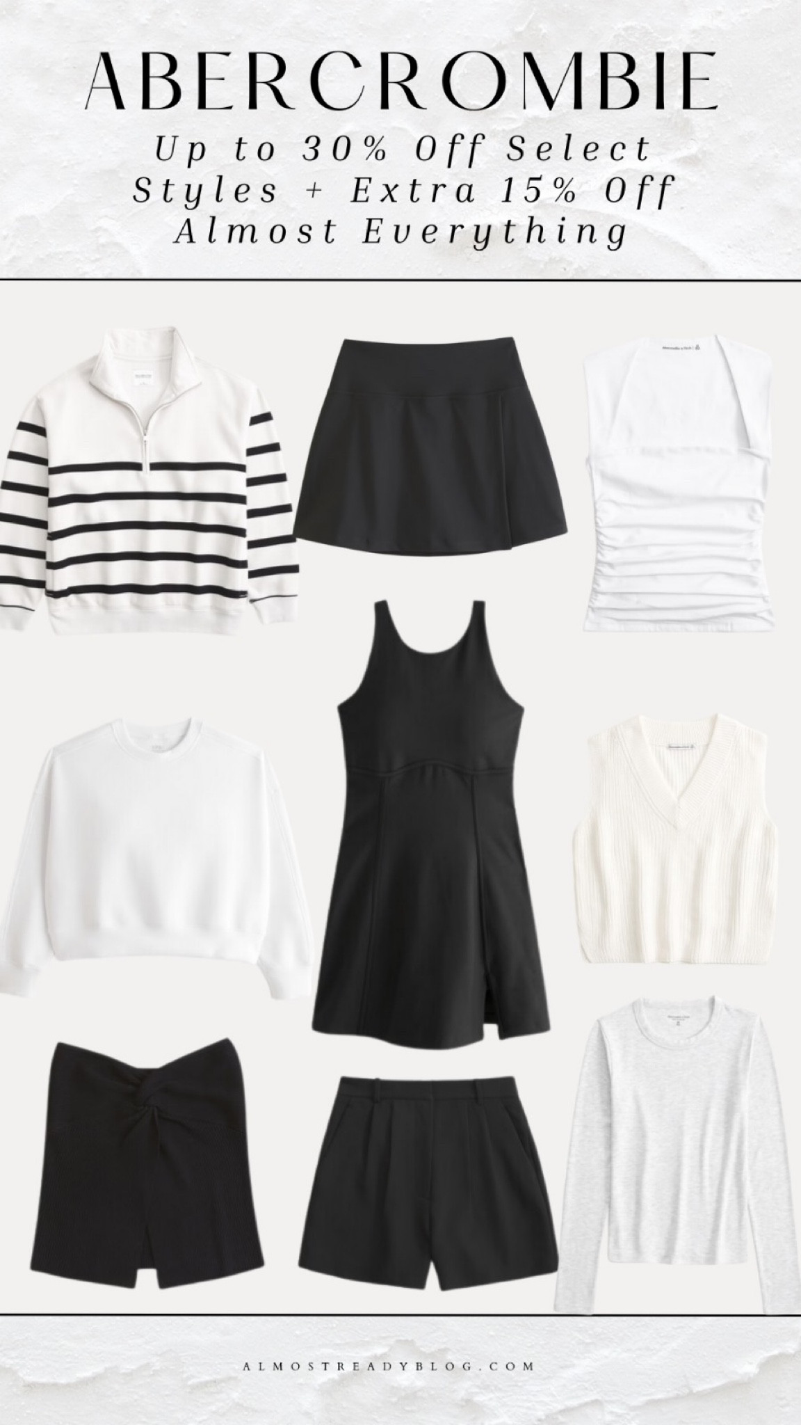 Abercrombie up to 30% off select styles plus 15% off almost everything else 

#LTKSaleAlert #LTKFindsUnder50 #LTKFindsUnder100