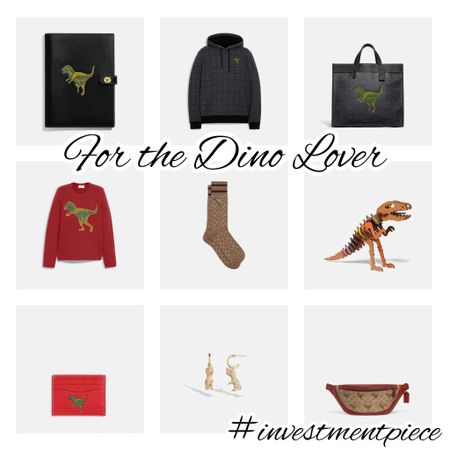 I love Dino’s- as do all my god-kids! From Dino puzzles to bags to socks and sweaters, there’s a gift for every Dino lover you love! #investmentpiece 

#LTKGiftGuide #LTKitbag #LTKstyletip