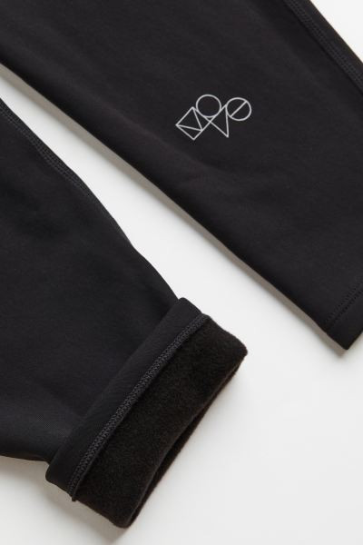 Warm Running Tights in DryMove™ - Black - Ladies | H&M US | H&M (US + CA)
