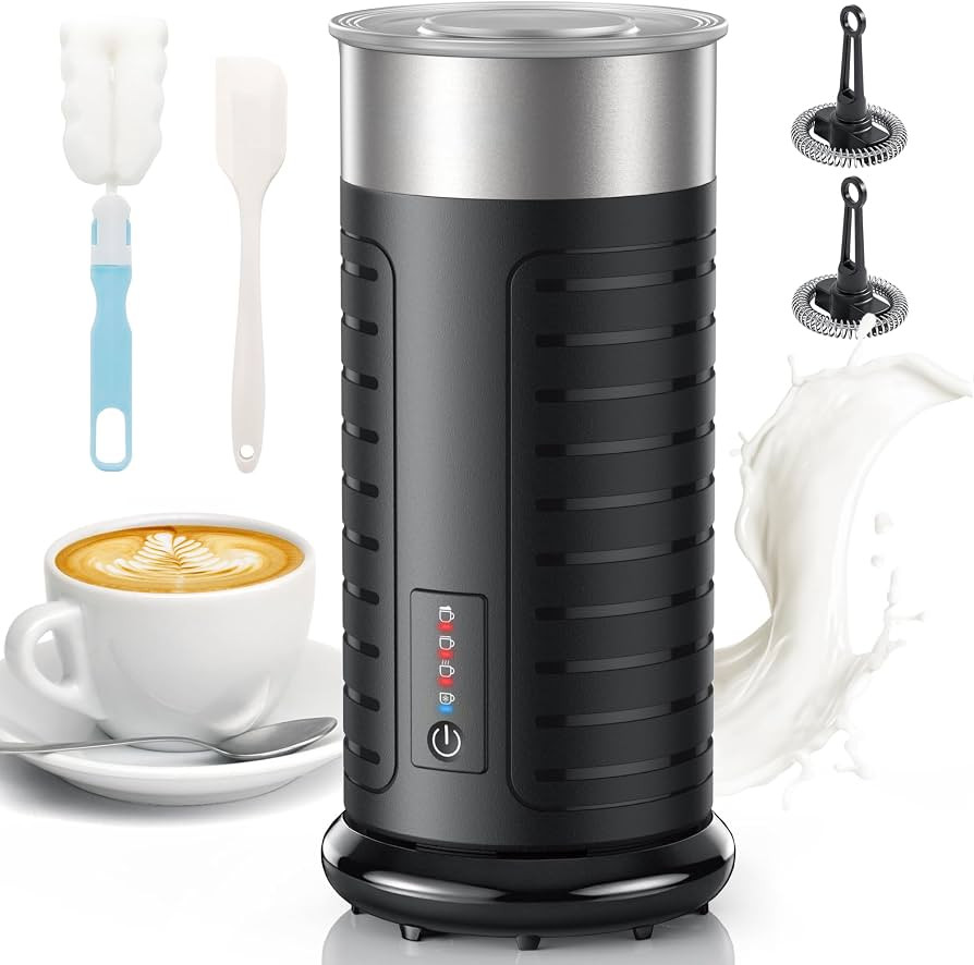 PARIS RH\u00d4NE Waterproof Milk Frother and Steamer, 4-in-1 Hot/Cold Foam Maker | Amazon (US)