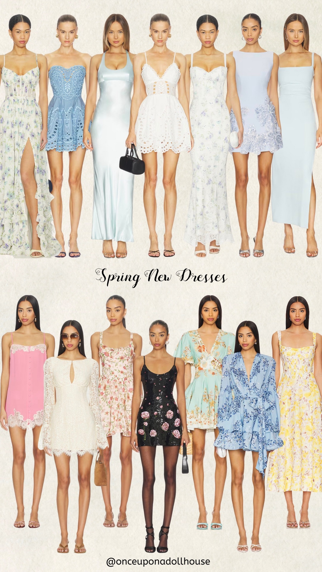 Revolve Spring New Dresses! Mini and maxi dresses 