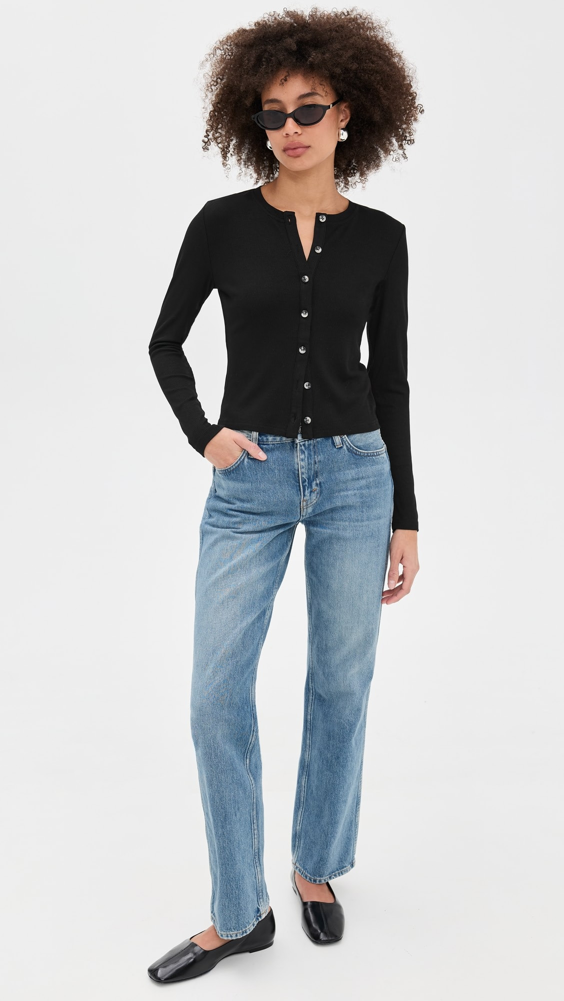 Maureen Luxe Rib Fitted Cardigan | Shopbop